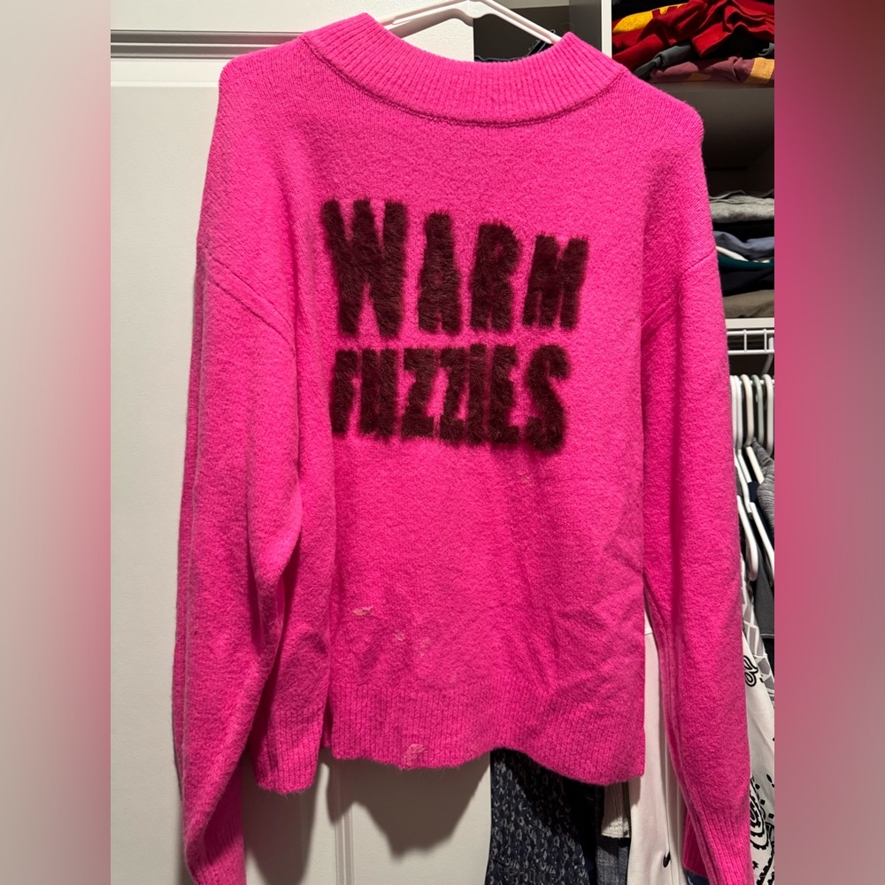 Super fuzzy “warm fuzzies” sweater